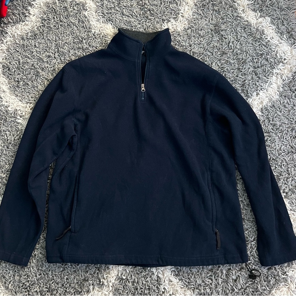 Navy Blue Quarter Zip Size L